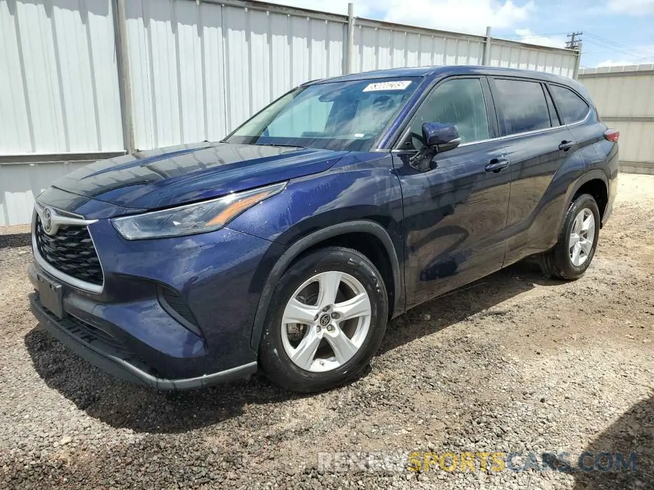1 fotografías del automóvil dañado 5TDKDRAH1PS021842 TOYOTA HIGHLANDER 2023