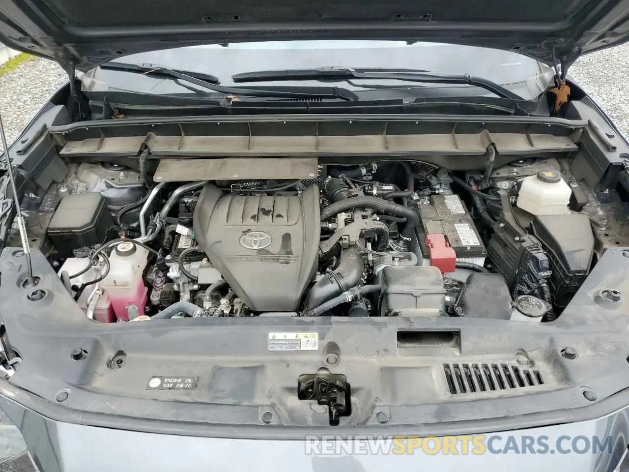 12 fotografías del automóvil dañado 5TDKDRAH1PS026037 TOYOTA HIGHLANDER 2023