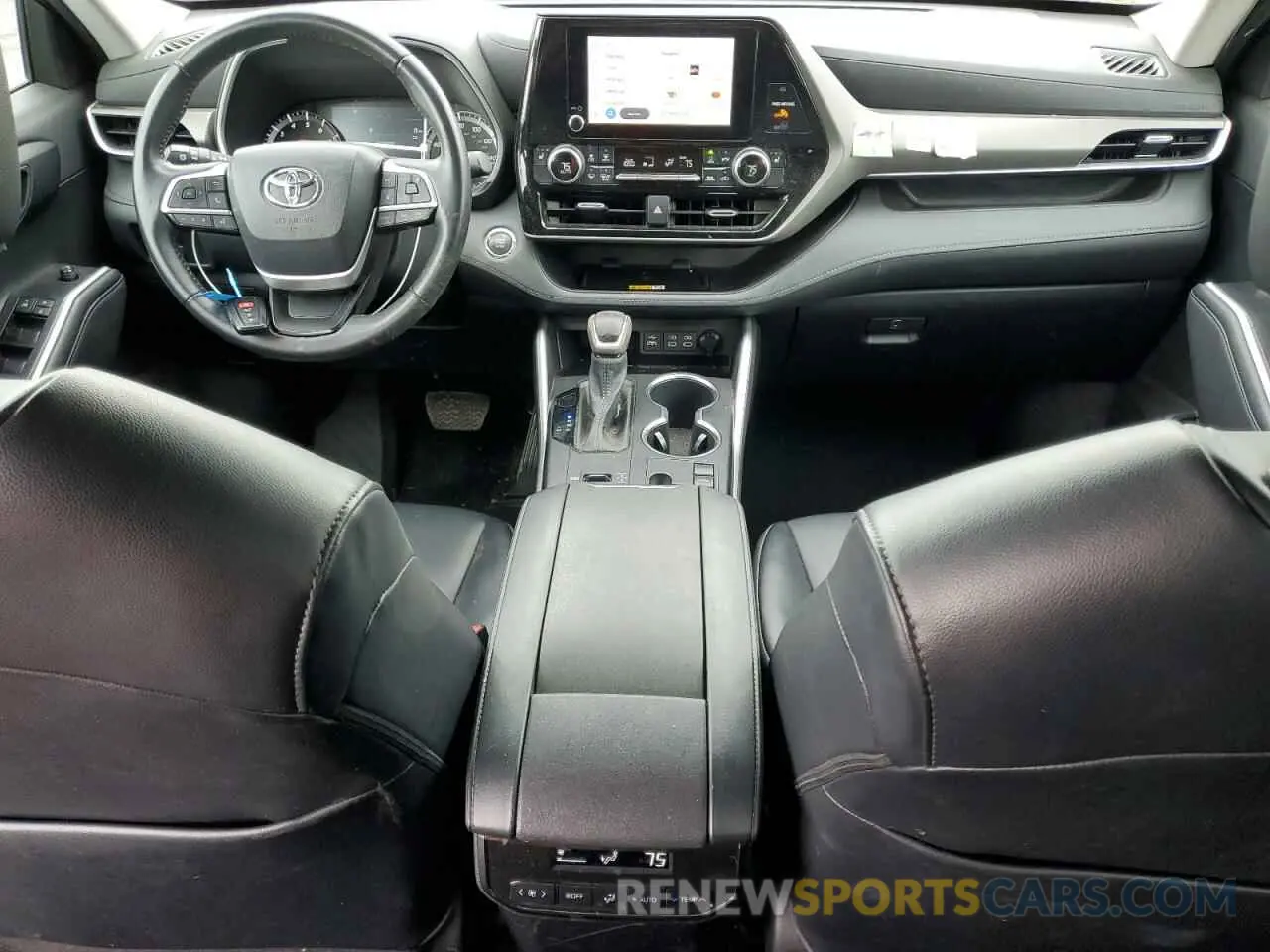 8 fotografías del automóvil dañado 5TDKDRAH1PS026037 TOYOTA HIGHLANDER 2023