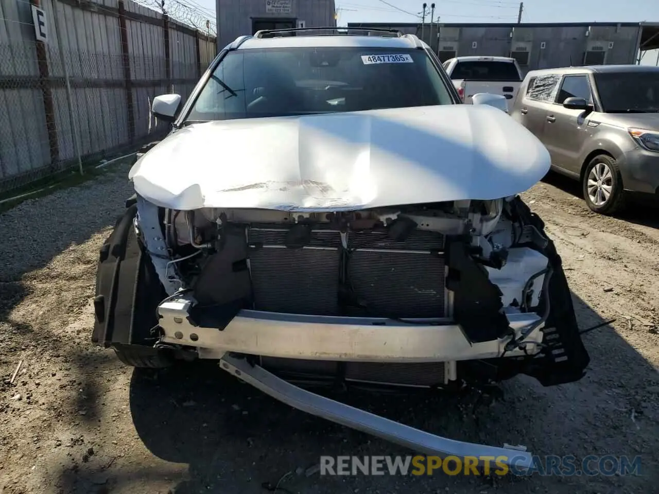 5 fotografías del automóvil dañado 5TDKDRAH1PS031268 TOYOTA HIGHLANDER 2023