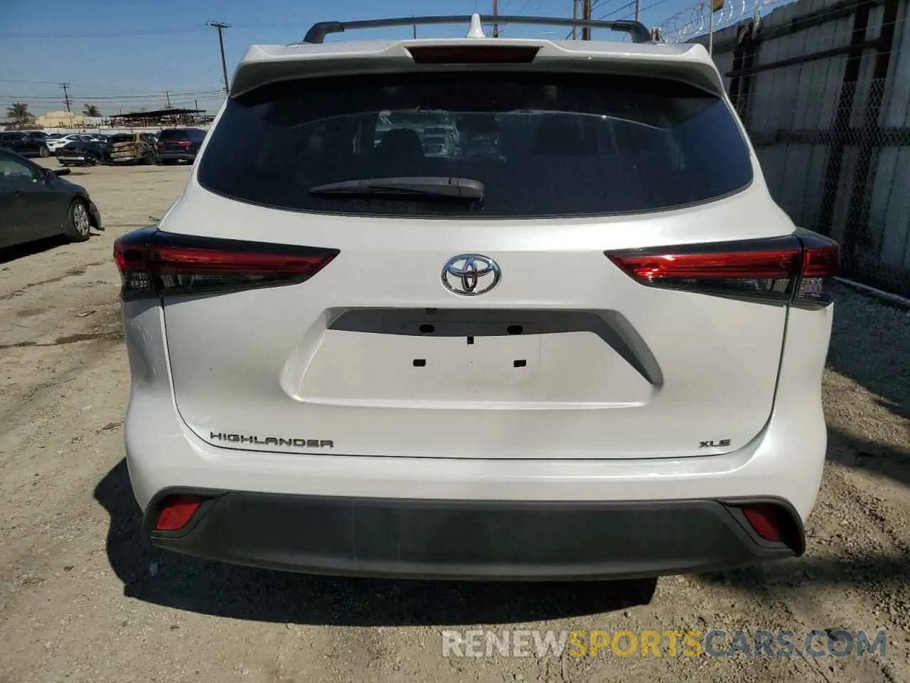 6 fotografías del automóvil dañado 5TDKDRAH1PS031268 TOYOTA HIGHLANDER 2023