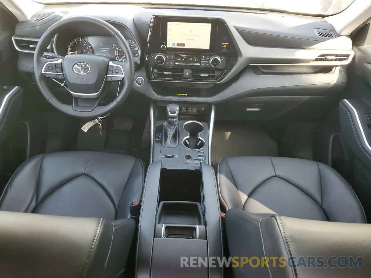 8 fotografías del automóvil dañado 5TDKDRAH1PS031268 TOYOTA HIGHLANDER 2023