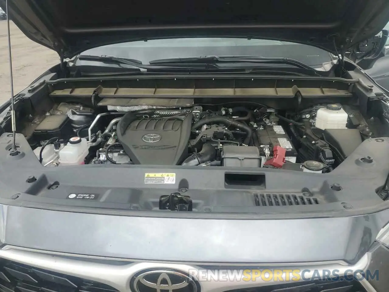 12 fotografías del automóvil dañado 5TDKDRAH1PS038530 TOYOTA HIGHLANDER 2023