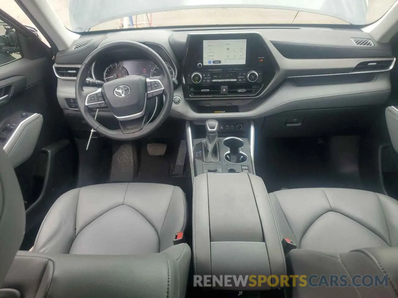 8 fotografías del automóvil dañado 5TDKDRAH1PS038530 TOYOTA HIGHLANDER 2023