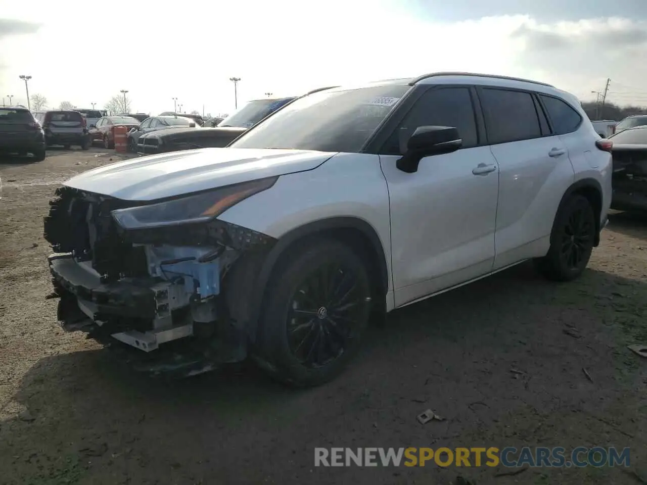 1 fotografías del automóvil dañado 5TDKDRAH1PS508782 TOYOTA HIGHLANDER 2023