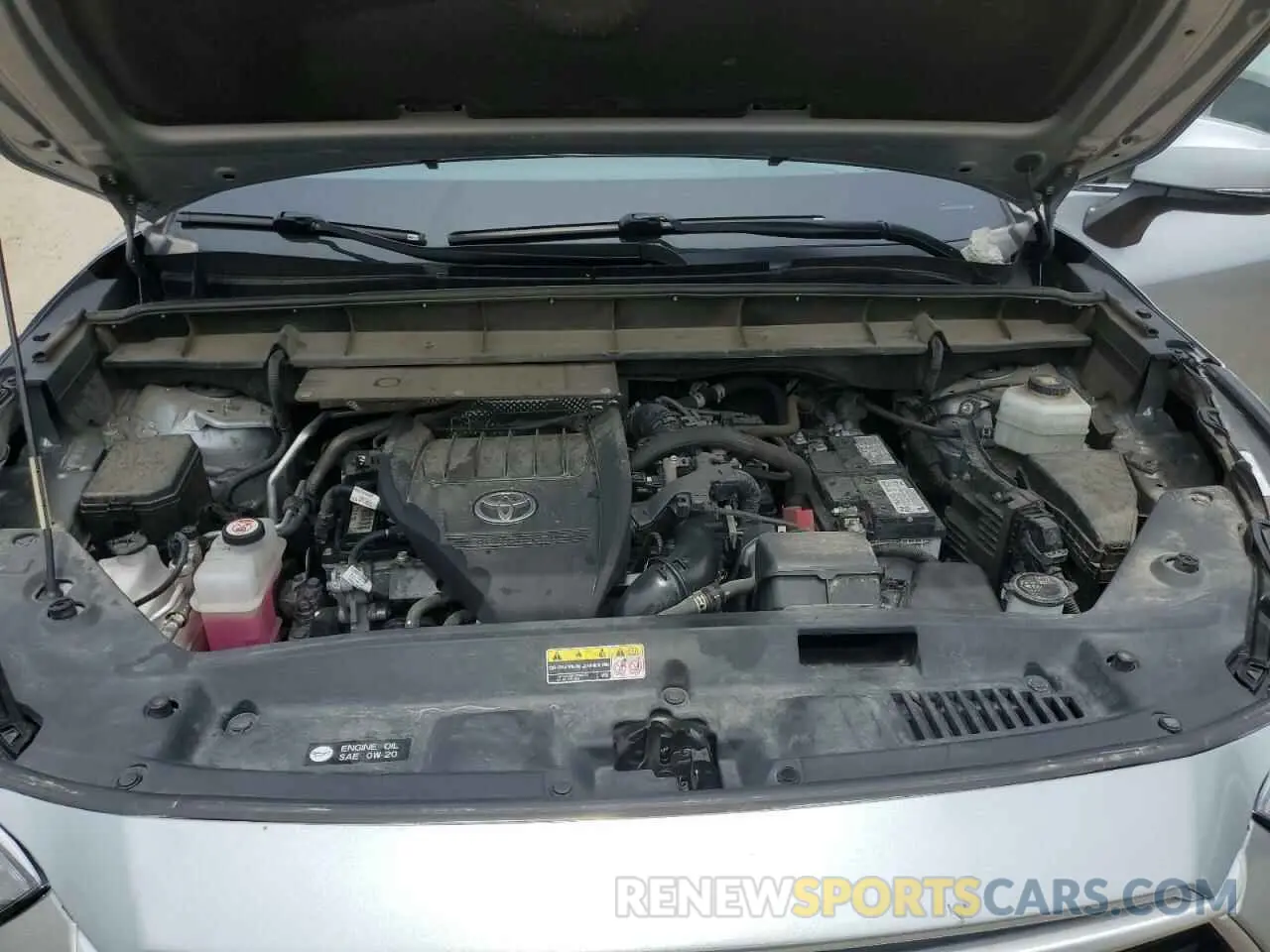 12 fotografías del automóvil dañado 5TDKDRAH2PS005536 TOYOTA HIGHLANDER 2023