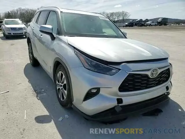 12 fotografías del automóvil dañado 5TDKDRAH2PS023681 TOYOTA HIGHLANDER 2023