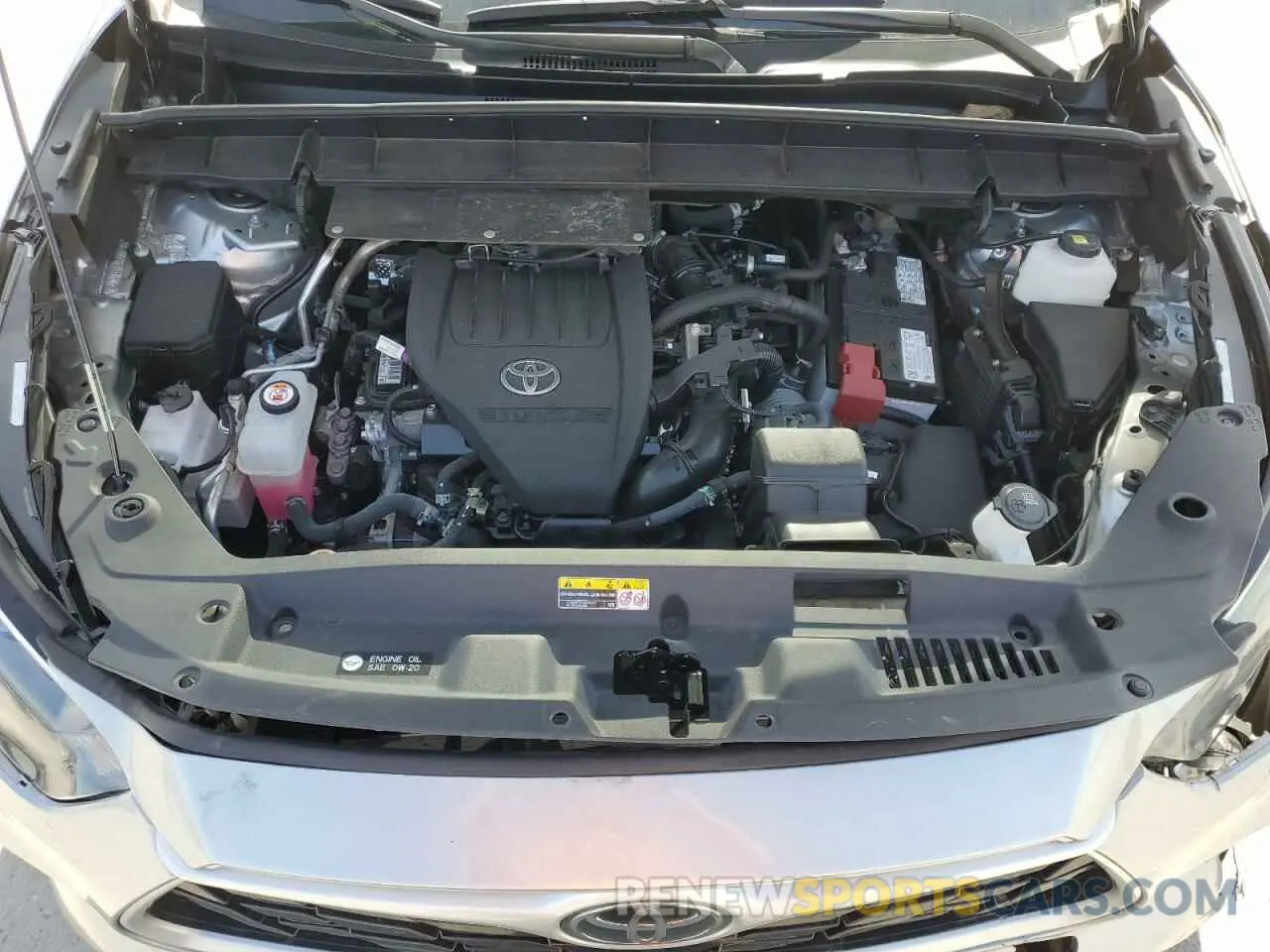 13 fotografías del automóvil dañado 5TDKDRAH2PS023681 TOYOTA HIGHLANDER 2023