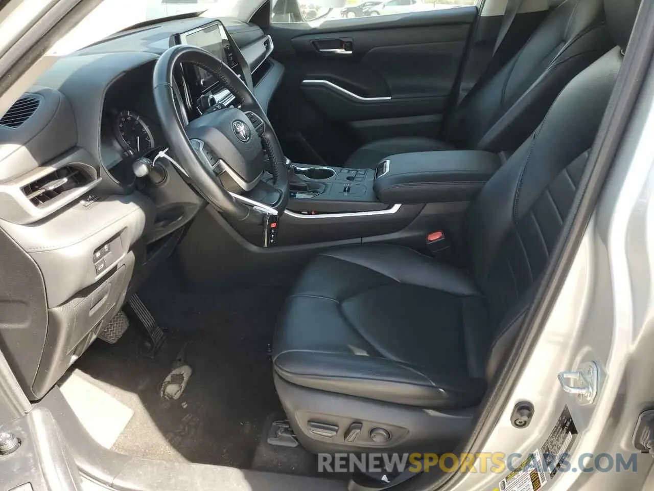 7 fotografías del automóvil dañado 5TDKDRAH2PS023681 TOYOTA HIGHLANDER 2023