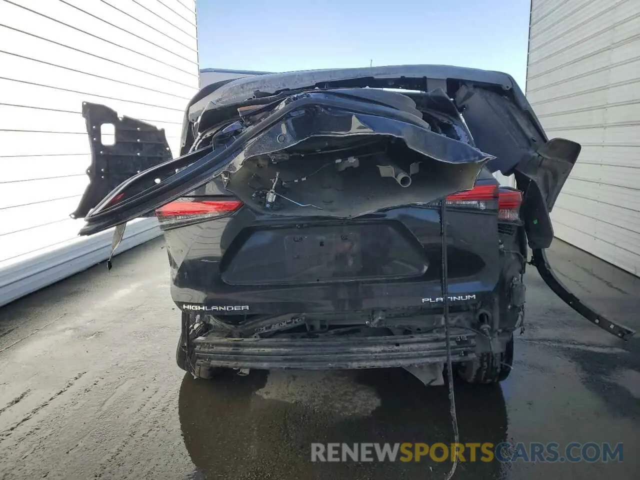 6 fotografías del automóvil dañado 5TDKDRAH2PS036107 TOYOTA HIGHLANDER 2023