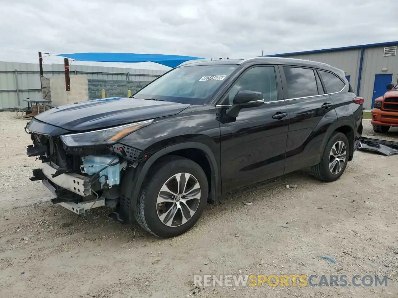 1 fotografías del automóvil dañado 5TDKDRAH2PS036169 TOYOTA HIGHLANDER 2023