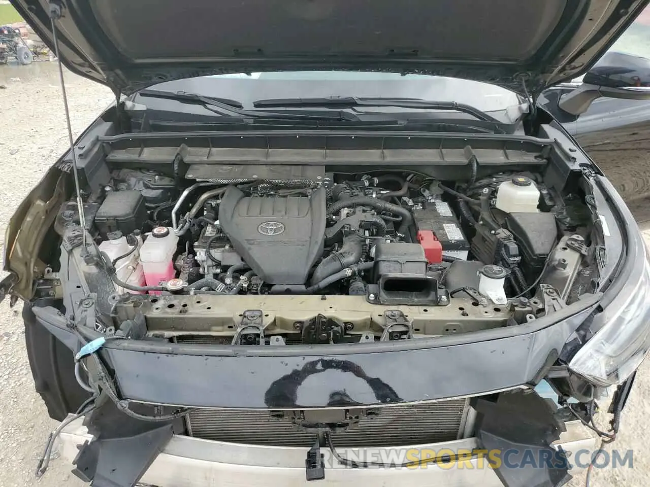 12 fotografías del automóvil dañado 5TDKDRAH2PS036169 TOYOTA HIGHLANDER 2023