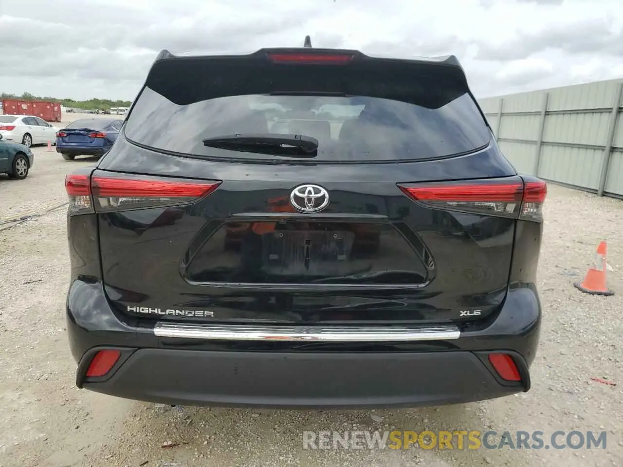 6 fotografías del automóvil dañado 5TDKDRAH2PS036169 TOYOTA HIGHLANDER 2023