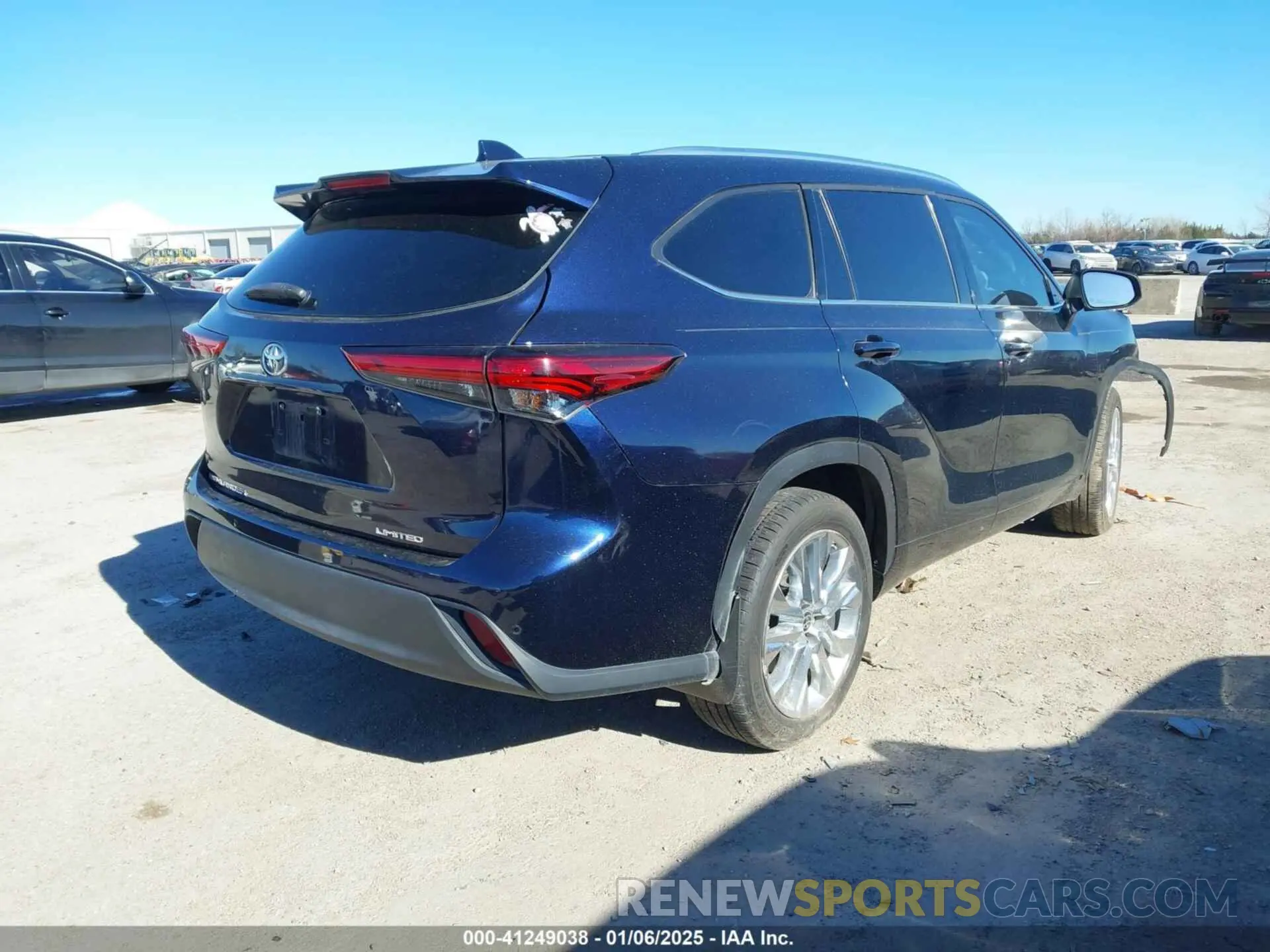 4 fotografías del automóvil dañado 5TDKDRAH3PS006839 TOYOTA HIGHLANDER 2023