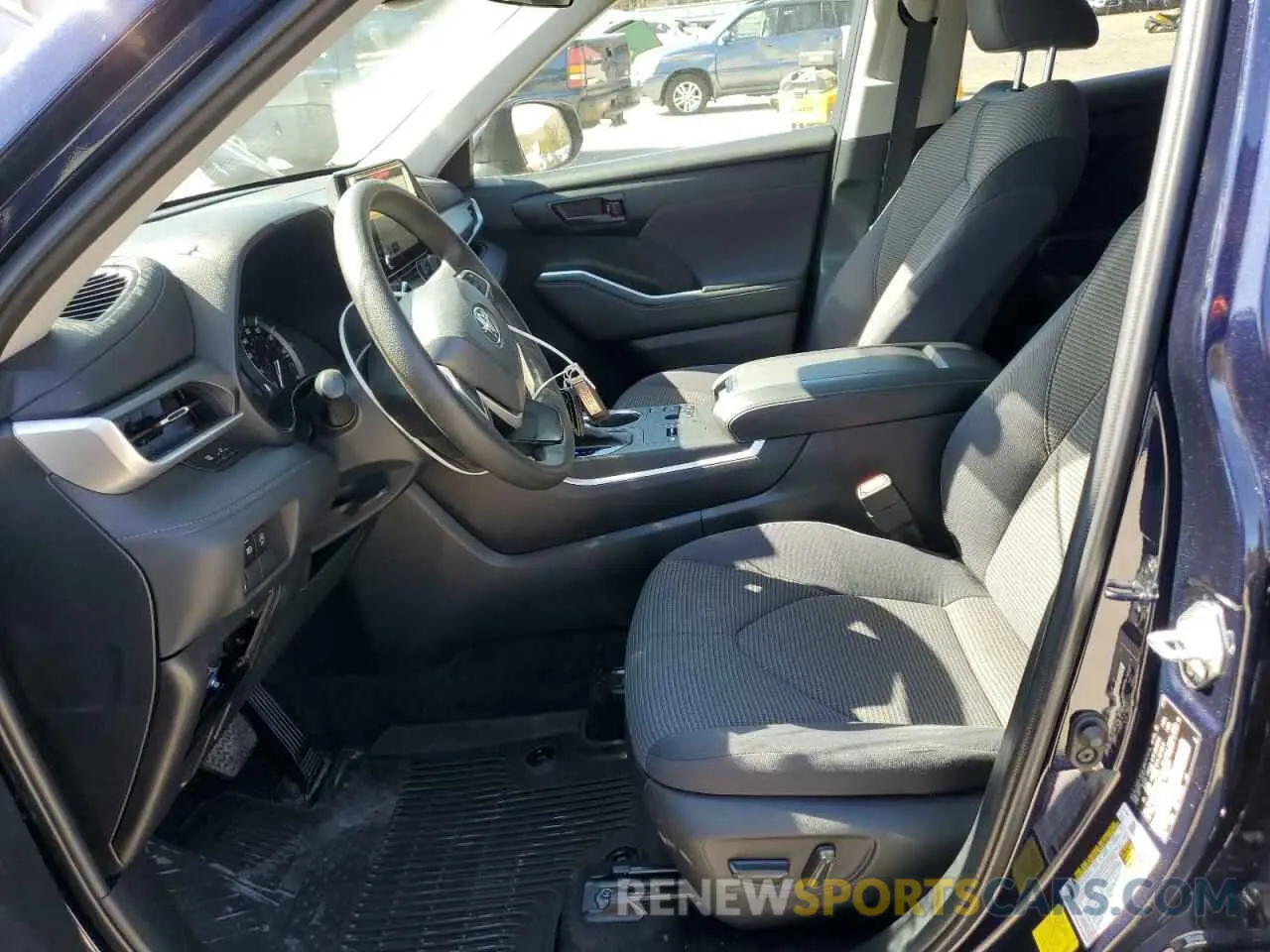 7 fotografías del automóvil dañado 5TDKDRAH3PS007148 TOYOTA HIGHLANDER 2023