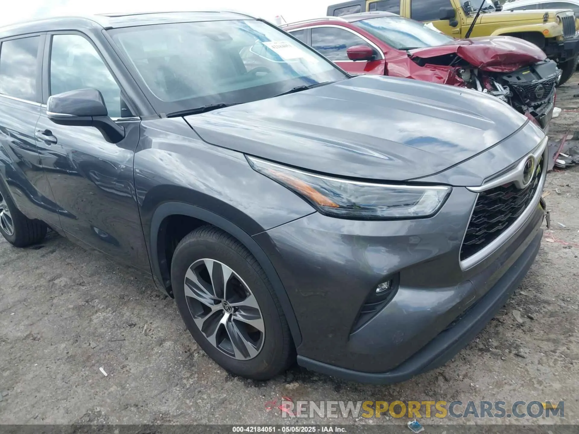 1 fotografías del automóvil dañado 5TDKDRAH3PS013161 TOYOTA HIGHLANDER 2023