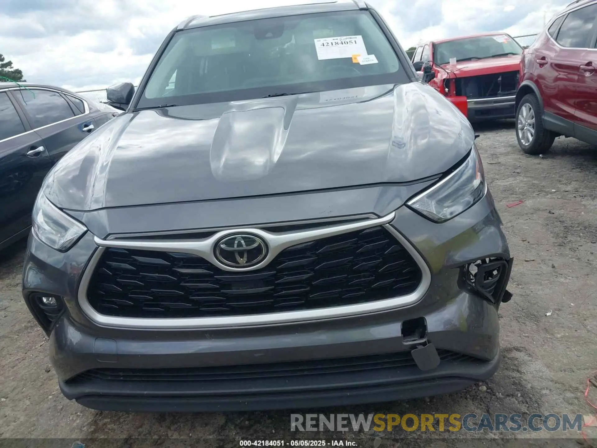 12 fotografías del automóvil dañado 5TDKDRAH3PS013161 TOYOTA HIGHLANDER 2023