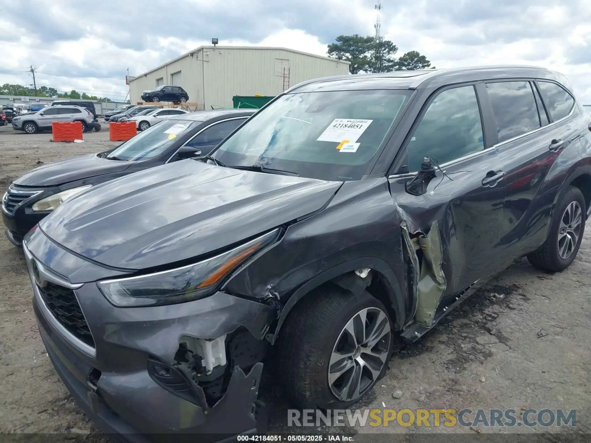 6 fotografías del automóvil dañado 5TDKDRAH3PS013161 TOYOTA HIGHLANDER 2023