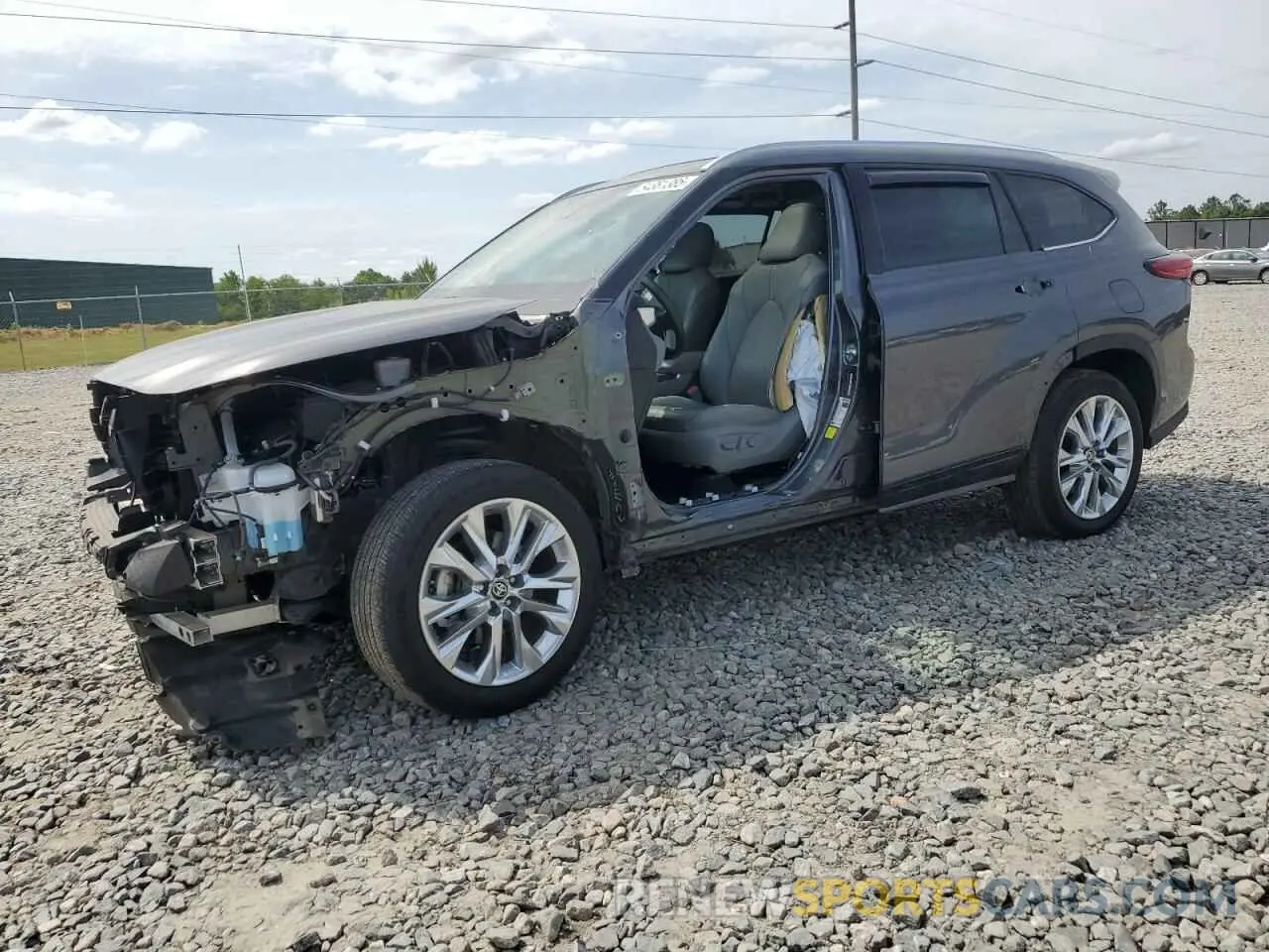 1 fotografías del automóvil dañado 5TDKDRAH3PS018604 TOYOTA HIGHLANDER 2023