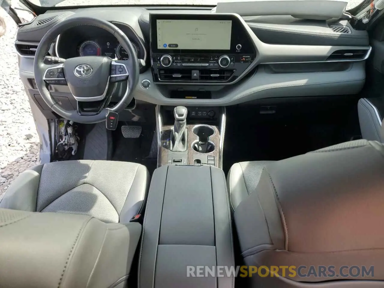8 fotografías del automóvil dañado 5TDKDRAH3PS018604 TOYOTA HIGHLANDER 2023