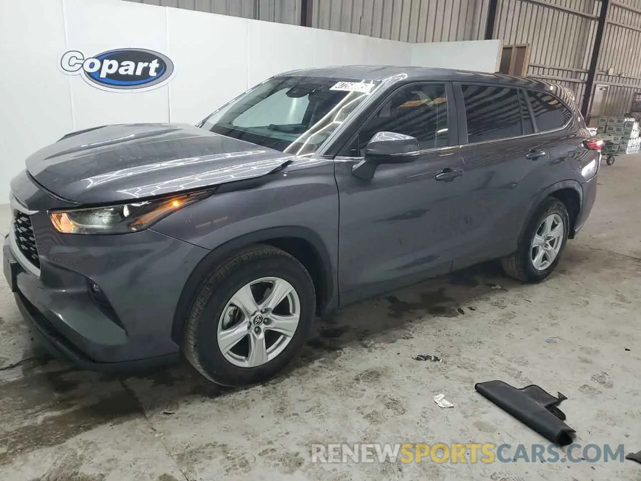 1 fotografías del automóvil dañado 5TDKDRAH3PS028145 TOYOTA HIGHLANDER 2023