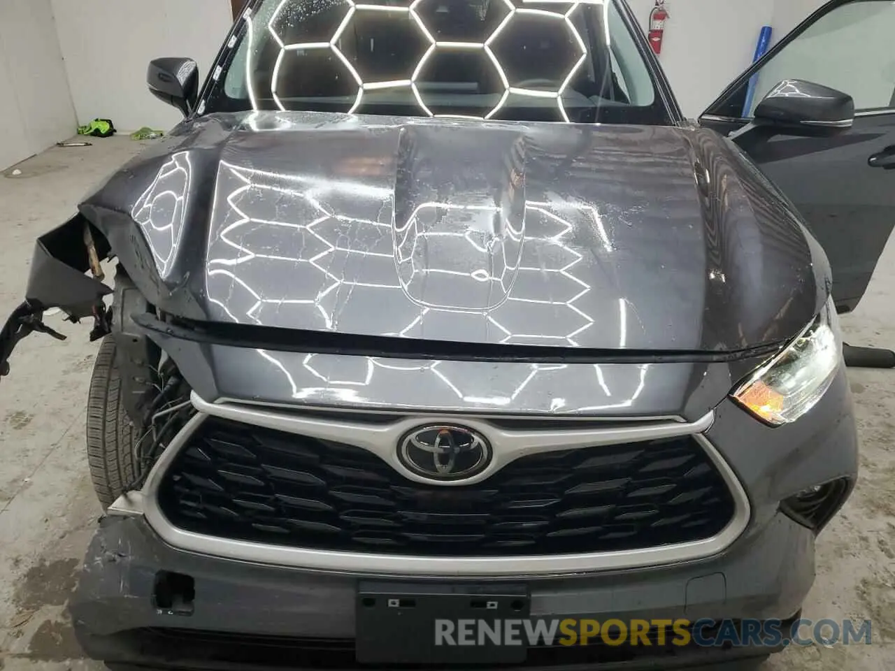 12 fotografías del automóvil dañado 5TDKDRAH3PS028145 TOYOTA HIGHLANDER 2023