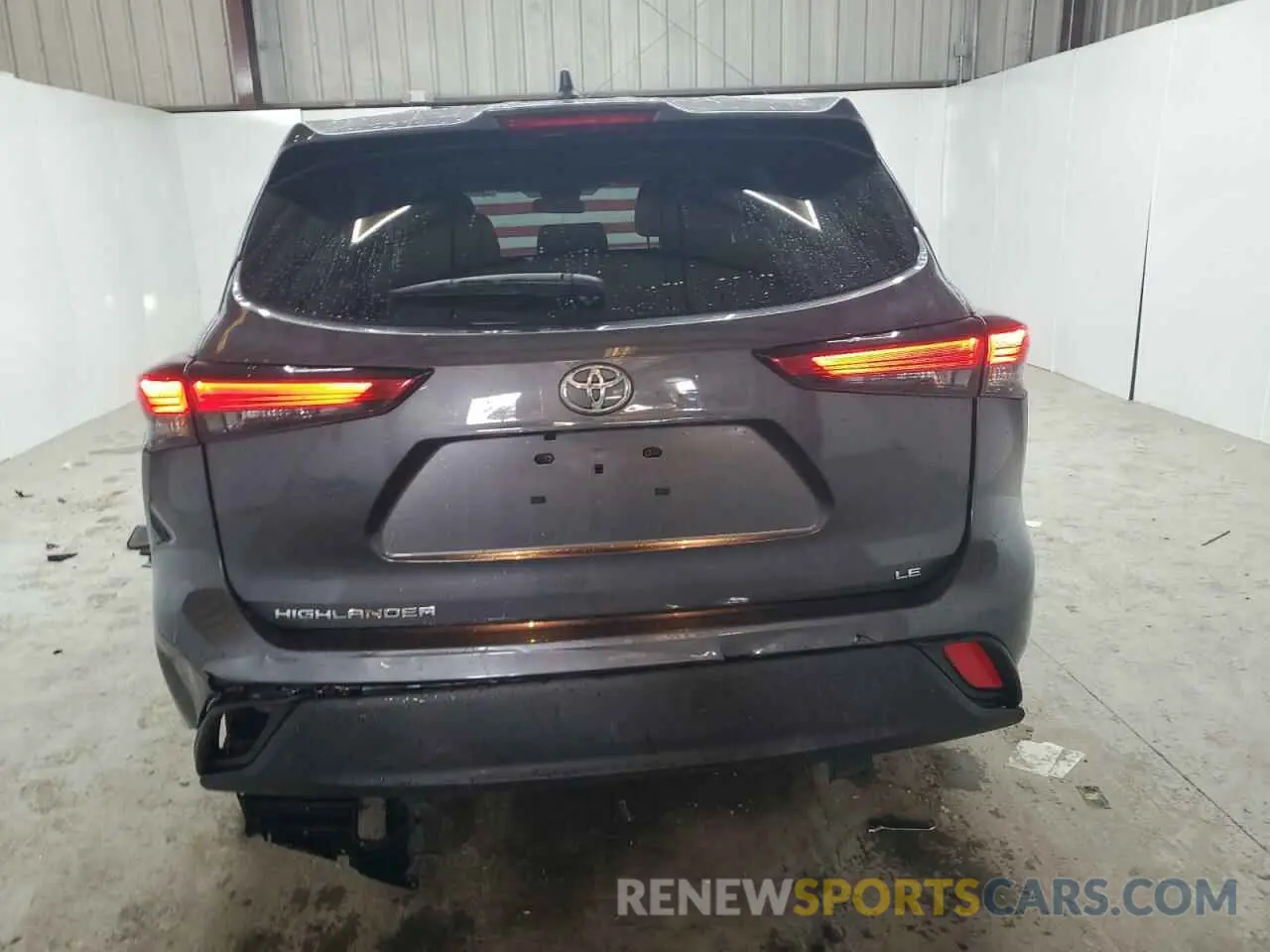 6 fotografías del automóvil dañado 5TDKDRAH3PS028145 TOYOTA HIGHLANDER 2023