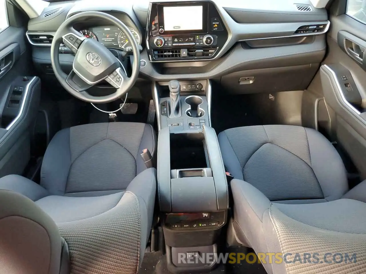 8 fotografías del automóvil dañado 5TDKDRAH3PS039131 TOYOTA HIGHLANDER 2023