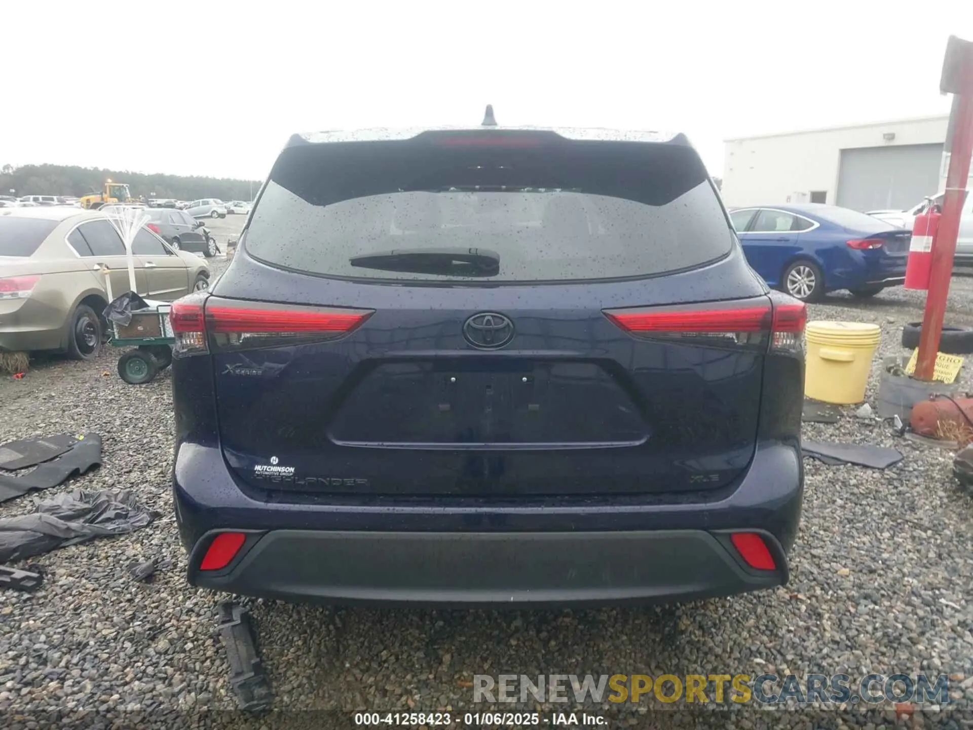 17 fotografías del automóvil dañado 5TDKDRAH3PS043096 TOYOTA HIGHLANDER 2023