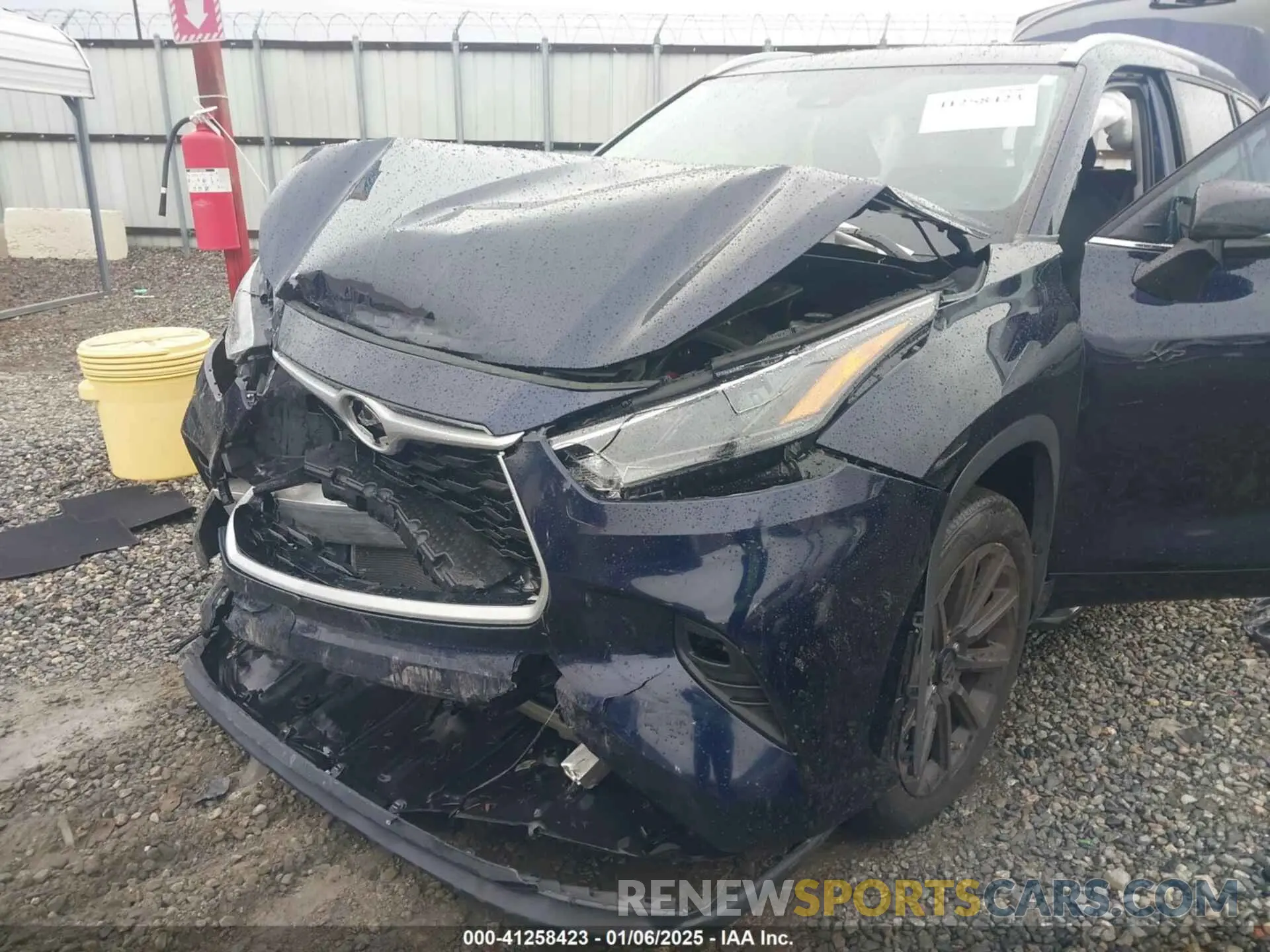 6 fotografías del automóvil dañado 5TDKDRAH3PS043096 TOYOTA HIGHLANDER 2023