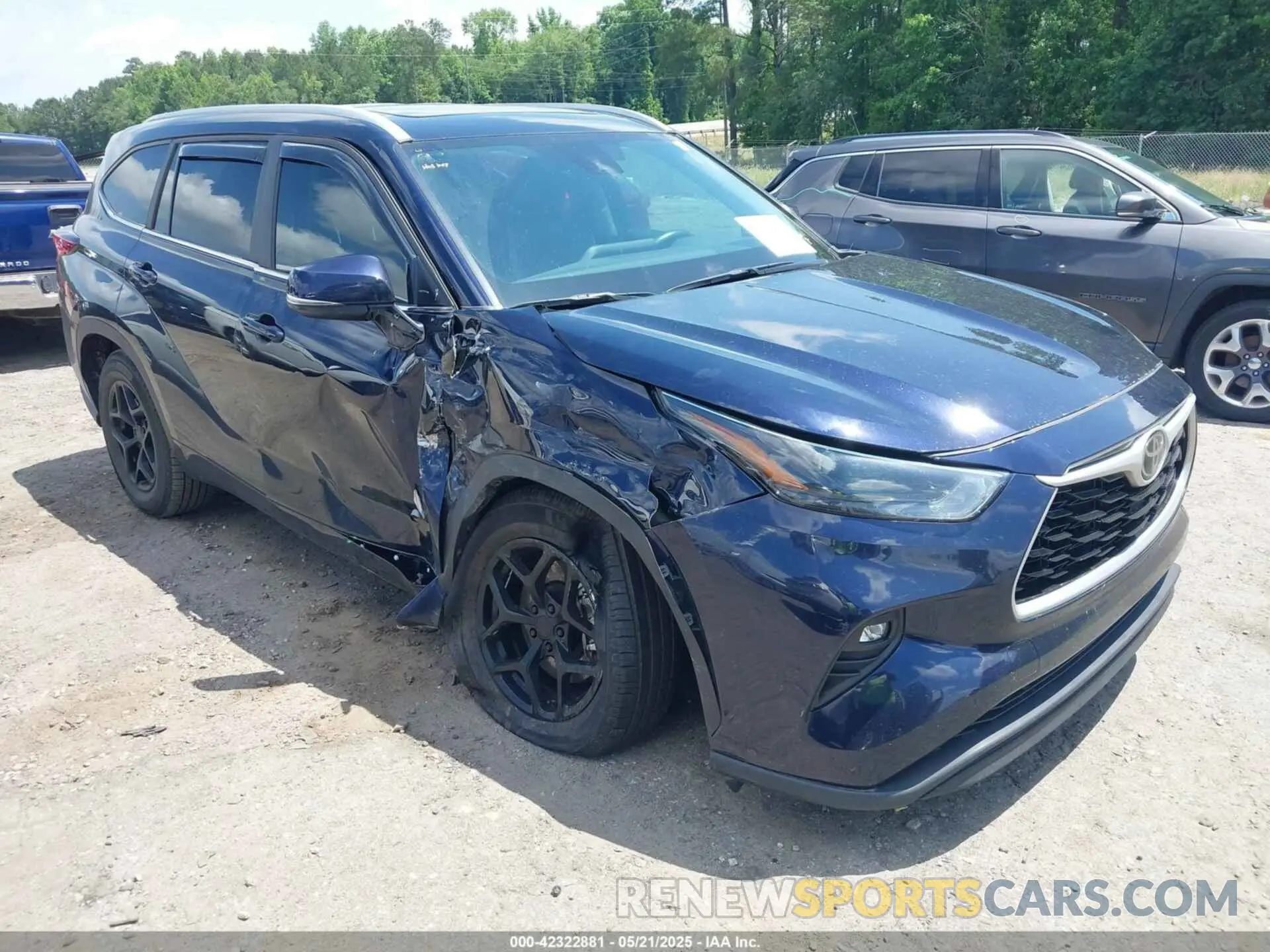 1 fotografías del automóvil dañado 5TDKDRAH3PS044250 TOYOTA HIGHLANDER 2023
