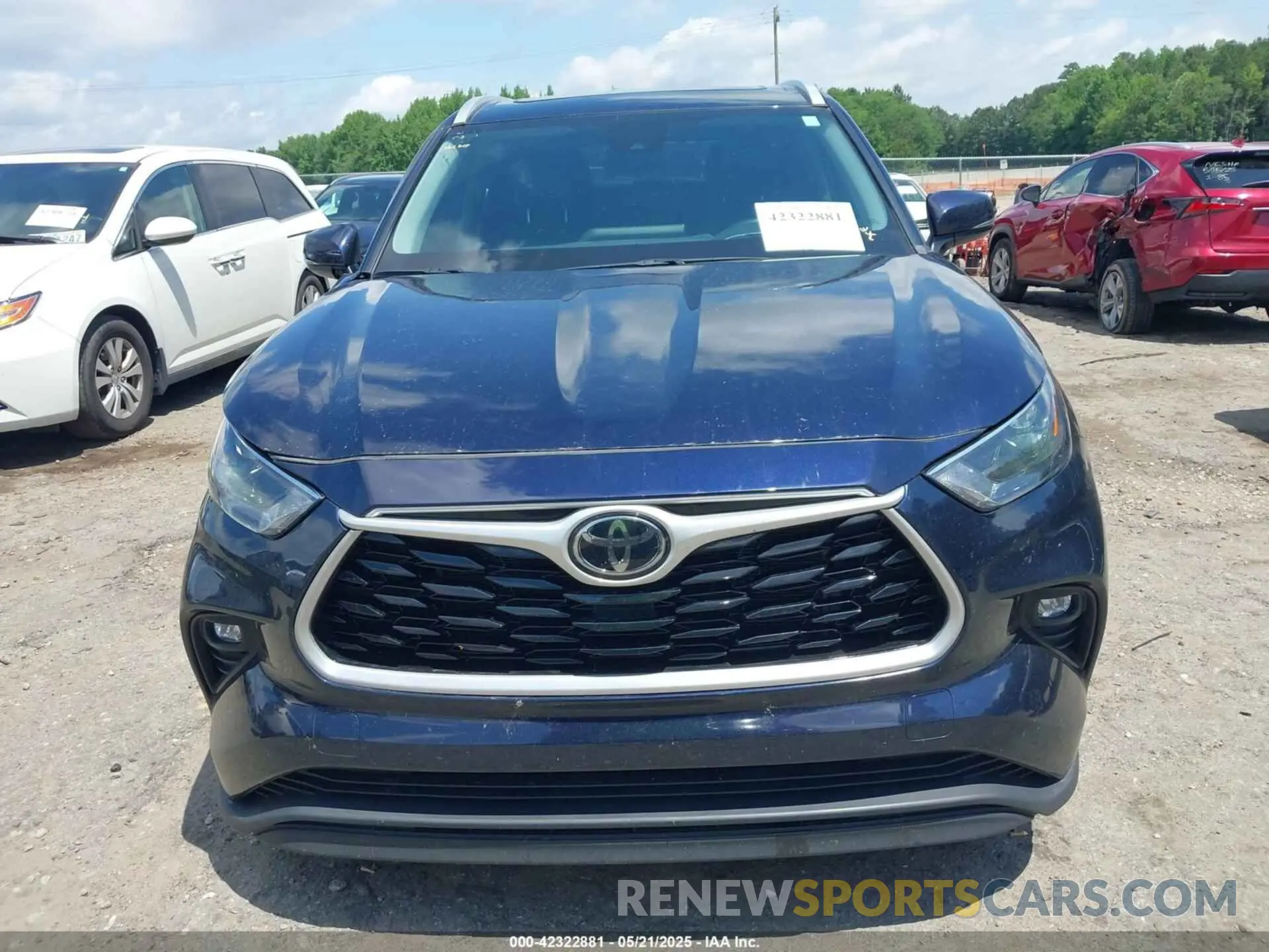12 fotografías del automóvil dañado 5TDKDRAH3PS044250 TOYOTA HIGHLANDER 2023