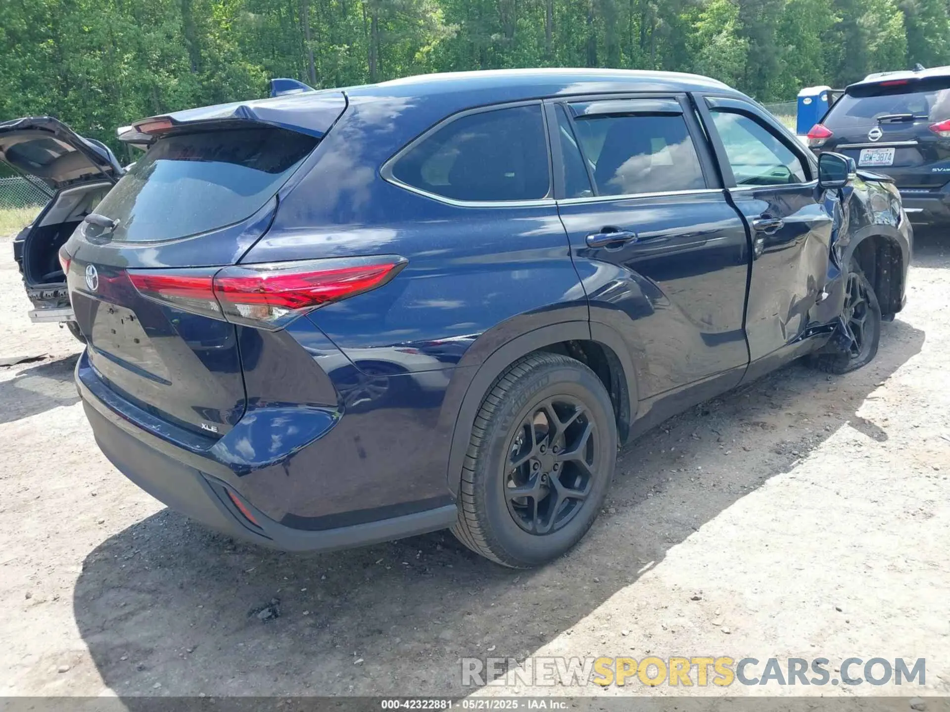 4 fotografías del automóvil dañado 5TDKDRAH3PS044250 TOYOTA HIGHLANDER 2023
