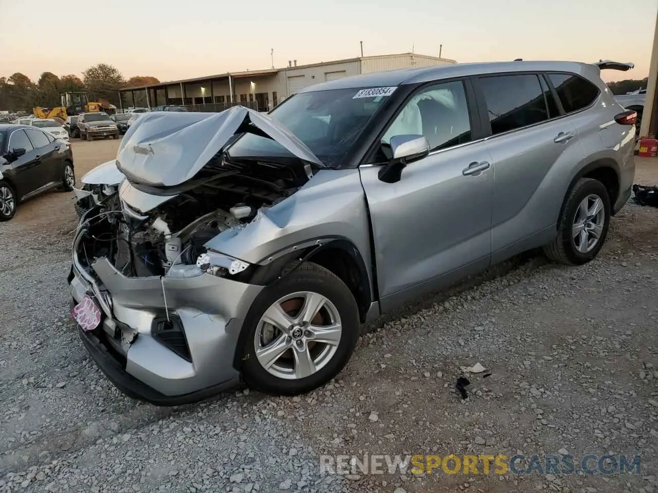 1 fotografías del automóvil dañado 5TDKDRAH3PS047147 TOYOTA HIGHLANDER 2023