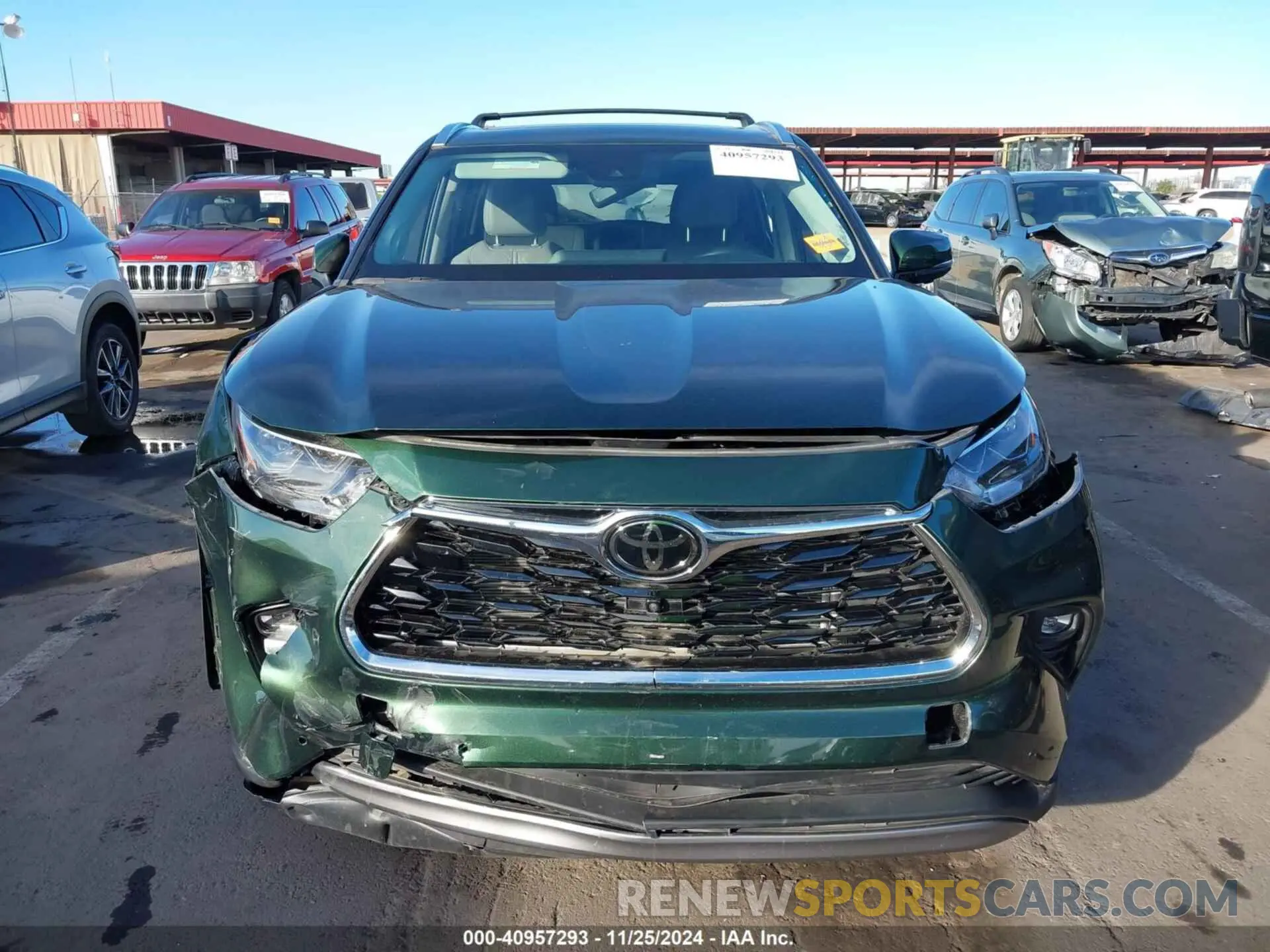 11 fotografías del automóvil dañado 5TDKDRAH3PS509402 TOYOTA HIGHLANDER 2023