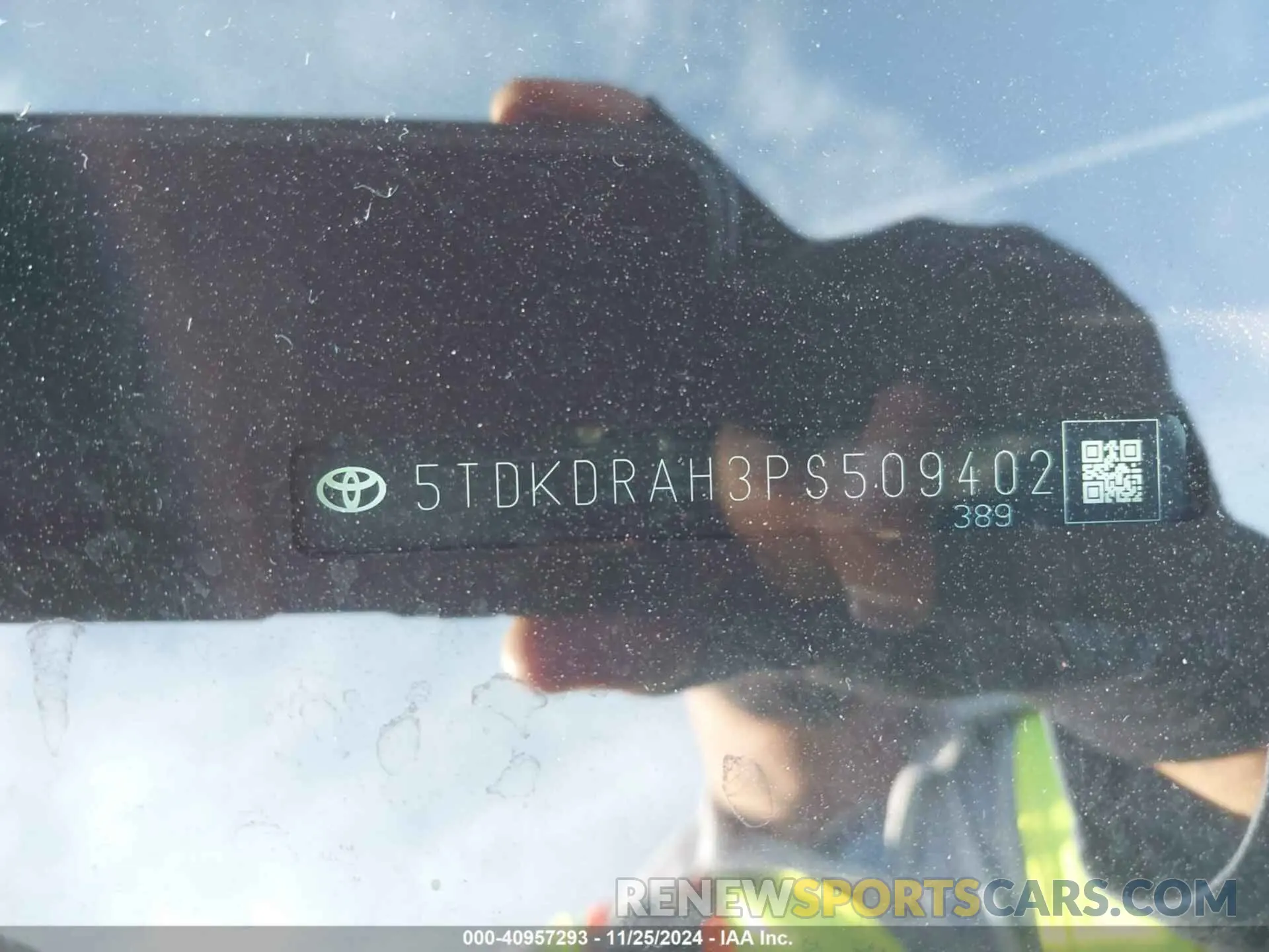 9 fotografías del automóvil dañado 5TDKDRAH3PS509402 TOYOTA HIGHLANDER 2023