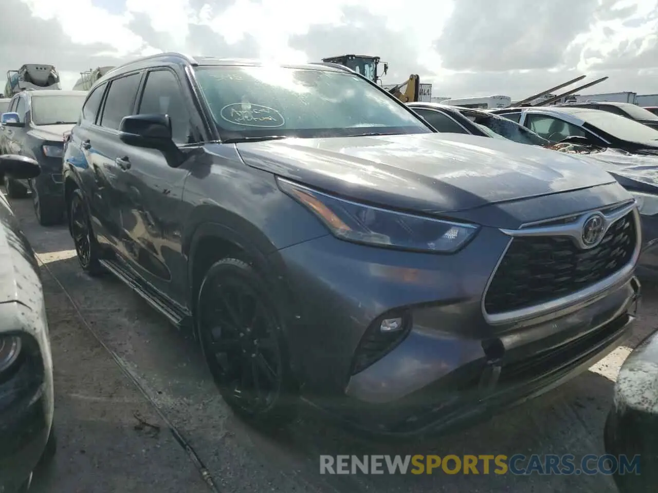 4 fotografías del automóvil dañado 5TDKDRAH3PS518892 TOYOTA HIGHLANDER 2023
