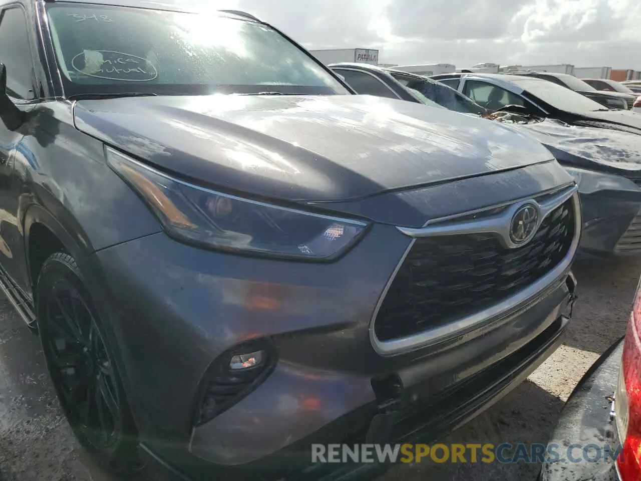 5 fotografías del automóvil dañado 5TDKDRAH3PS518892 TOYOTA HIGHLANDER 2023