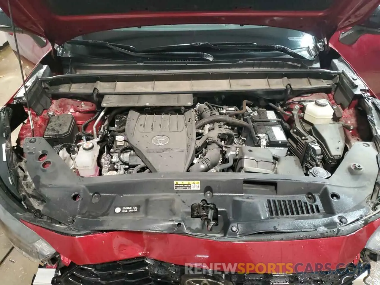 12 fotografías del automóvil dañado 5TDKDRAH3PS527298 TOYOTA HIGHLANDER 2023