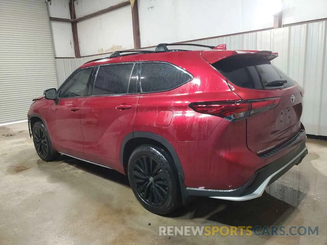 2 fotografías del automóvil dañado 5TDKDRAH3PS527298 TOYOTA HIGHLANDER 2023