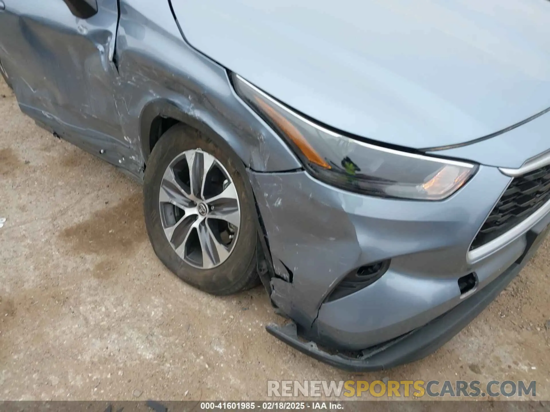 6 fotografías del automóvil dañado 5TDKDRAH4PS007529 TOYOTA HIGHLANDER 2023
