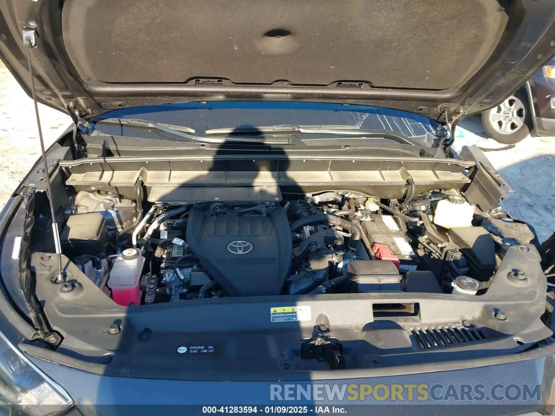 10 fotografías del automóvil dañado 5TDKDRAH4PS017218 TOYOTA HIGHLANDER 2023