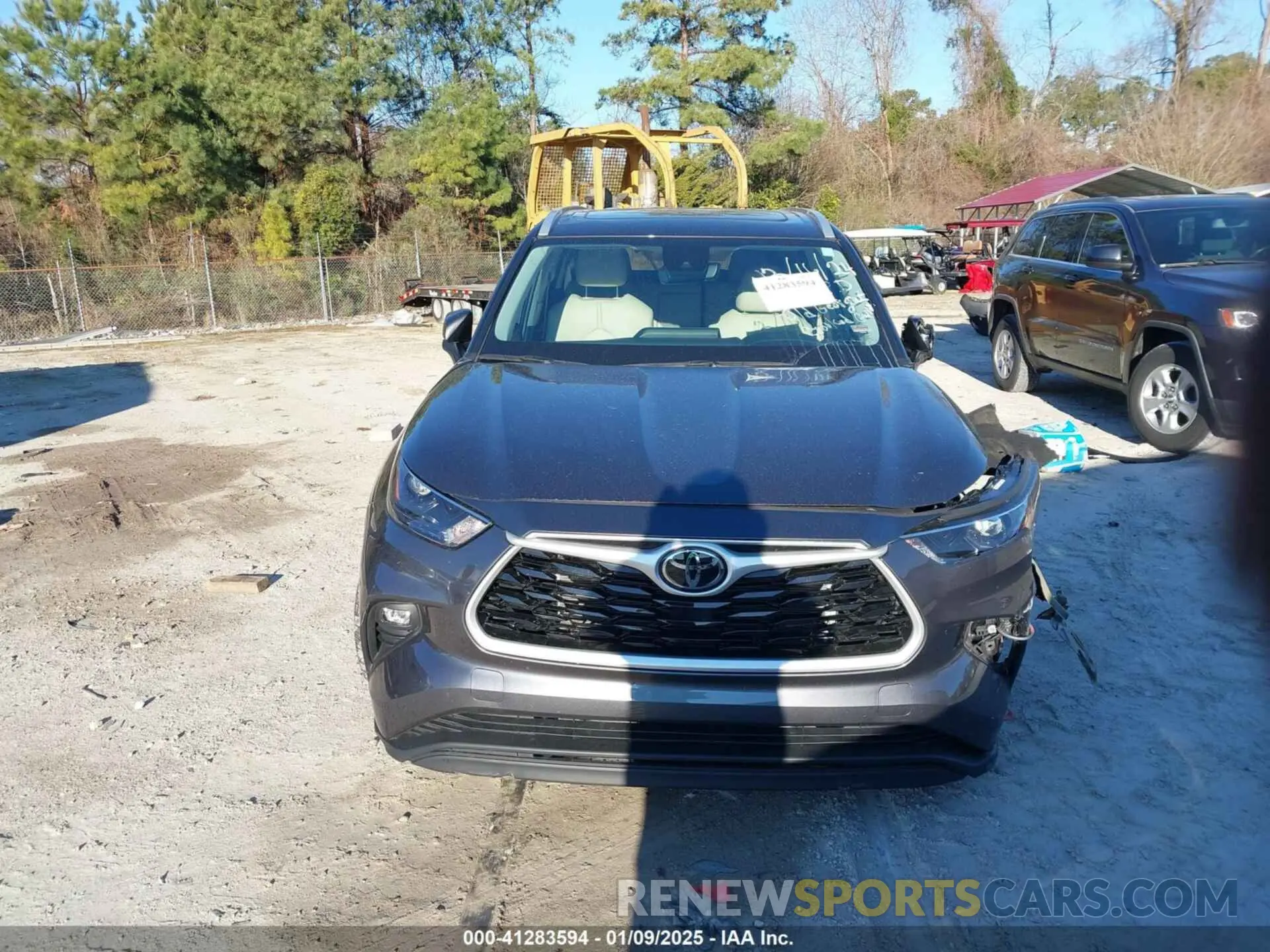 12 fotografías del automóvil dañado 5TDKDRAH4PS017218 TOYOTA HIGHLANDER 2023