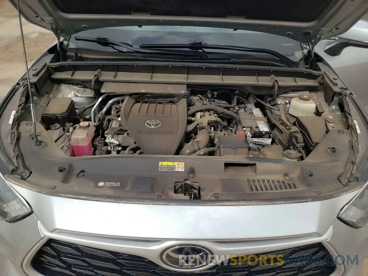 12 fotografías del automóvil dañado 5TDKDRAH4PS027540 TOYOTA HIGHLANDER 2023