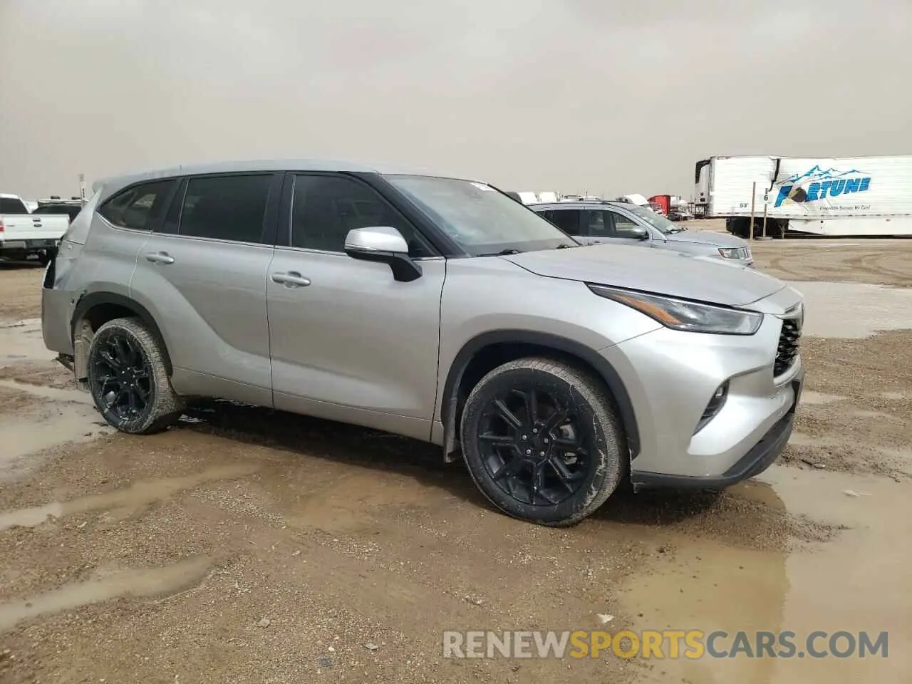4 fotografías del automóvil dañado 5TDKDRAH4PS027540 TOYOTA HIGHLANDER 2023