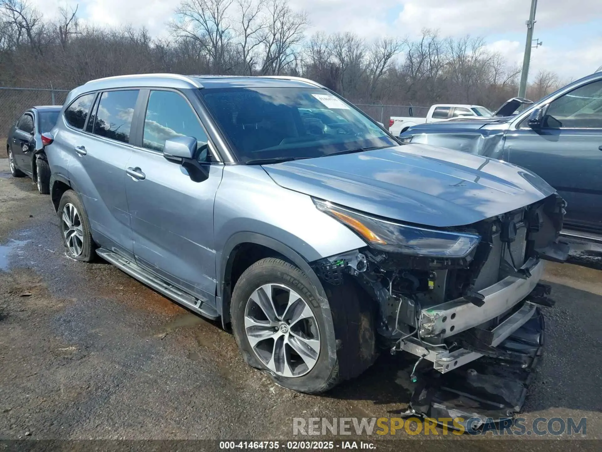 1 fotografías del automóvil dañado 5TDKDRAH4PS028204 TOYOTA HIGHLANDER 2023