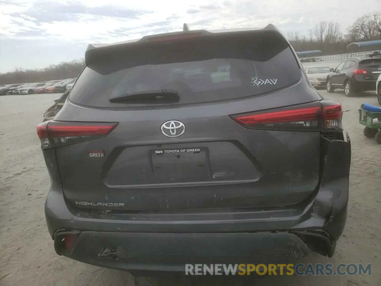 6 fotografías del automóvil dañado 5TDKDRAH4PS035086 TOYOTA HIGHLANDER 2023