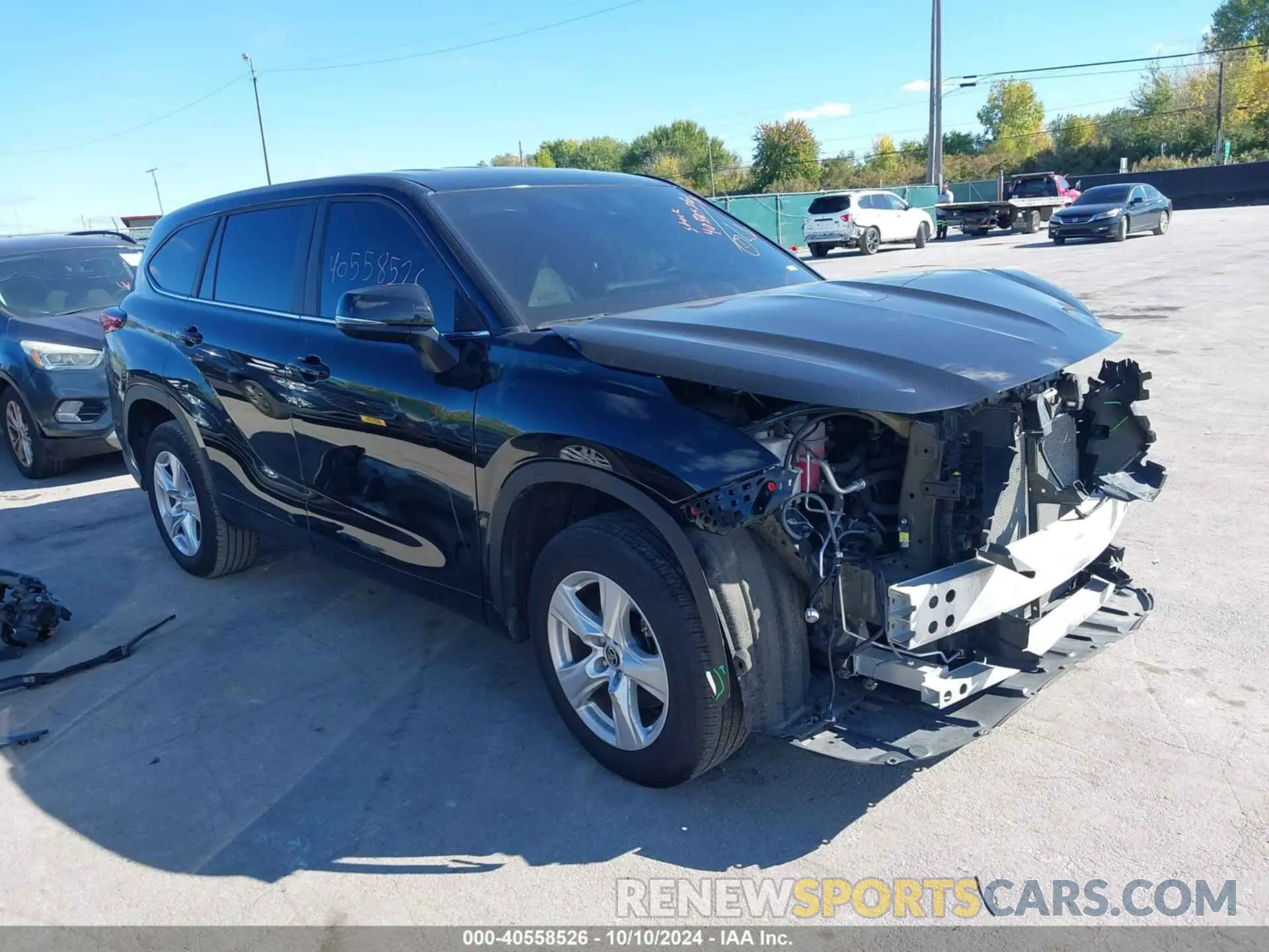 1 fotografías del automóvil dañado 5TDKDRAH4PS519212 TOYOTA HIGHLANDER 2023