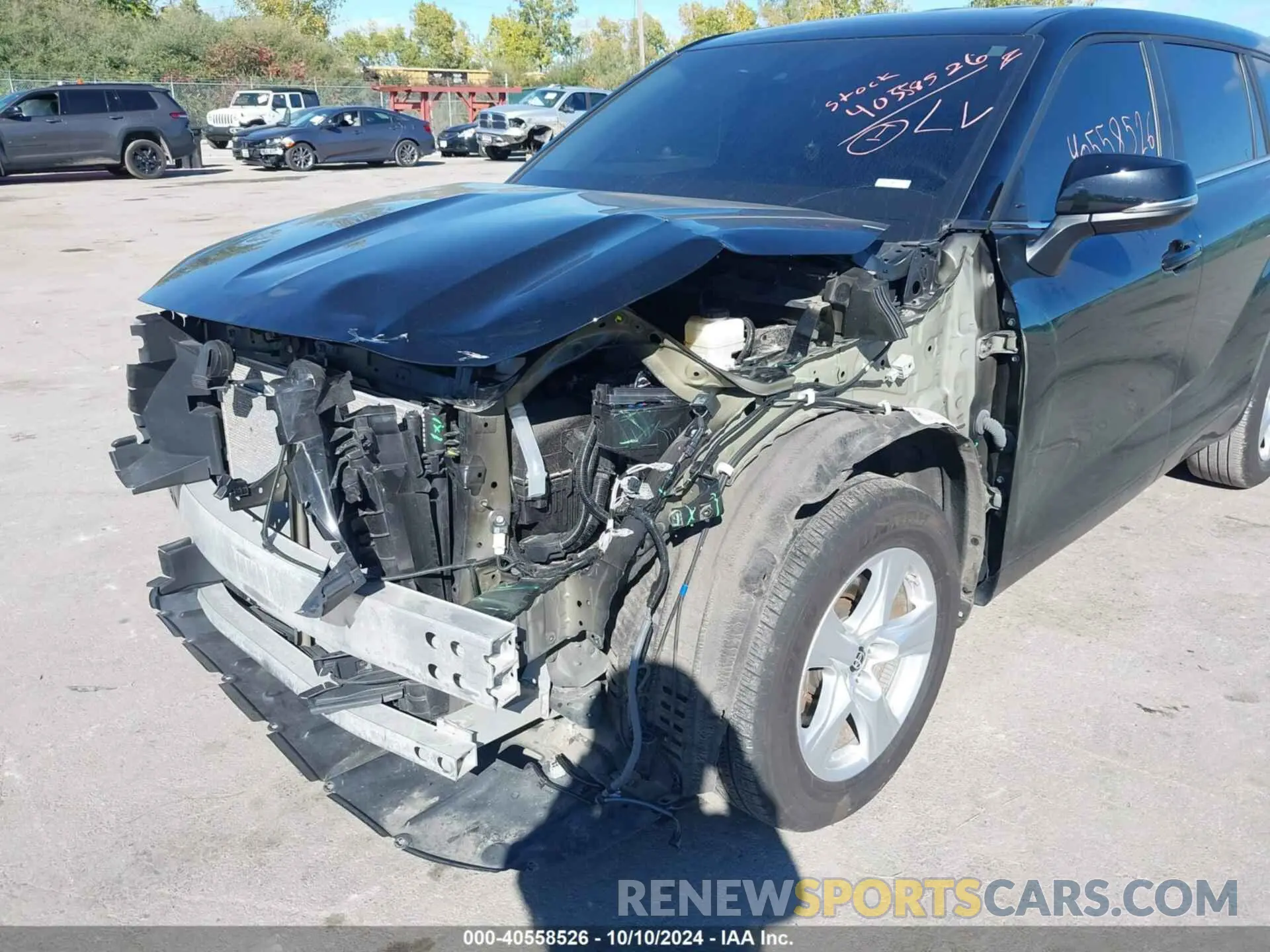 6 fotografías del automóvil dañado 5TDKDRAH4PS519212 TOYOTA HIGHLANDER 2023