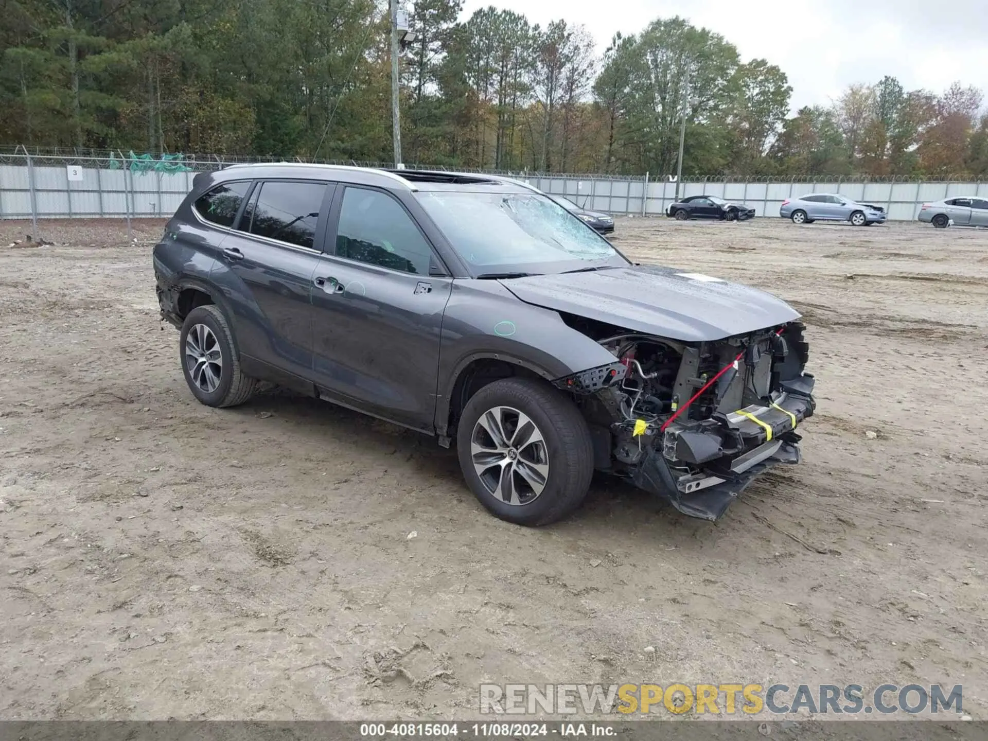 1 fotografías del automóvil dañado 5TDKDRAH5PS032214 TOYOTA HIGHLANDER 2023